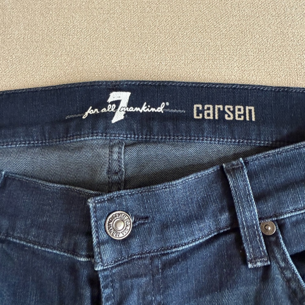 NWT Men's 7 For All ManKind Carsen Jeans Size 36 Easy straight Leg